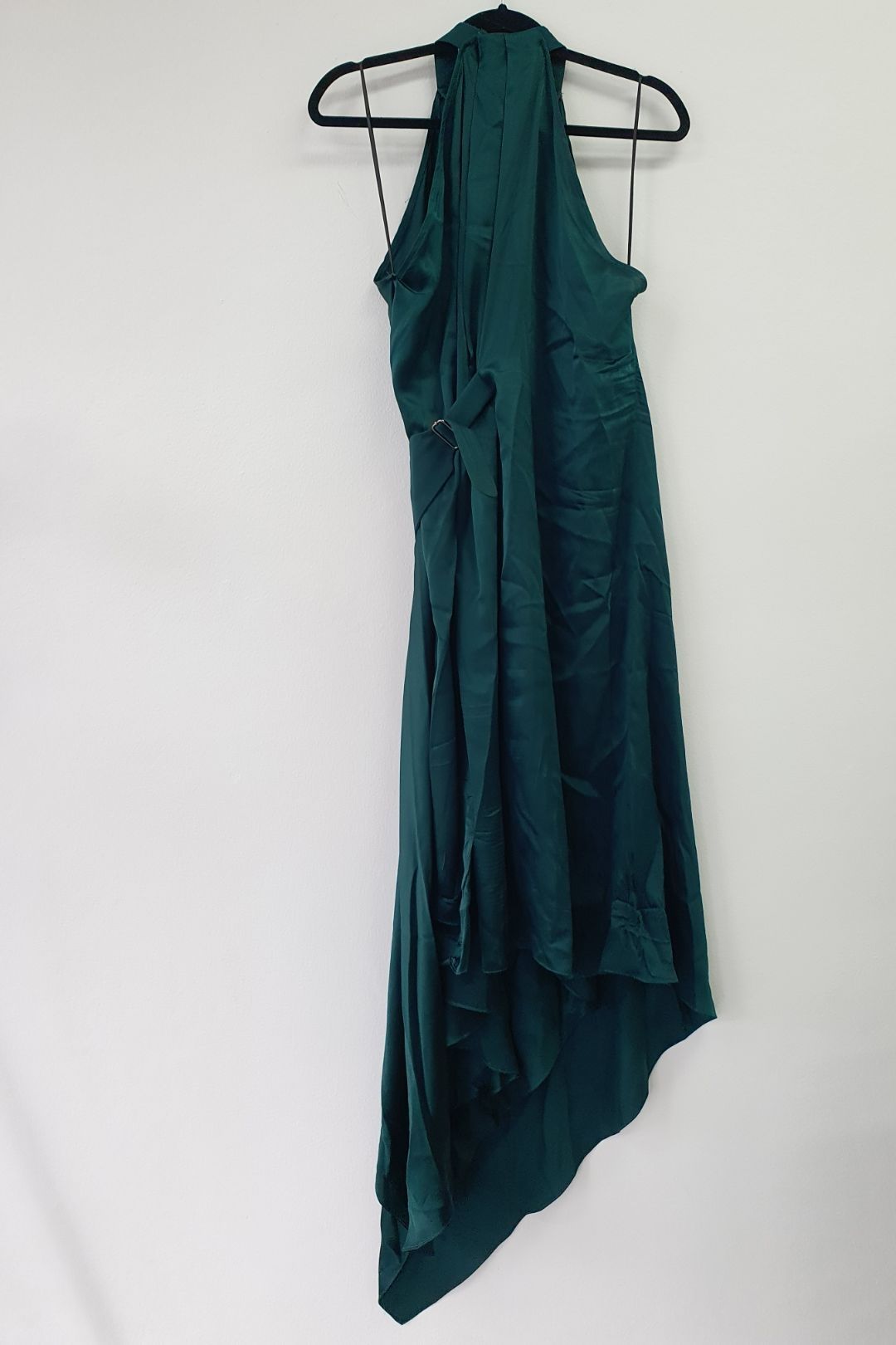 Buy Petrol Silk Isabella Dress | Bianca Spender | GlamCorner