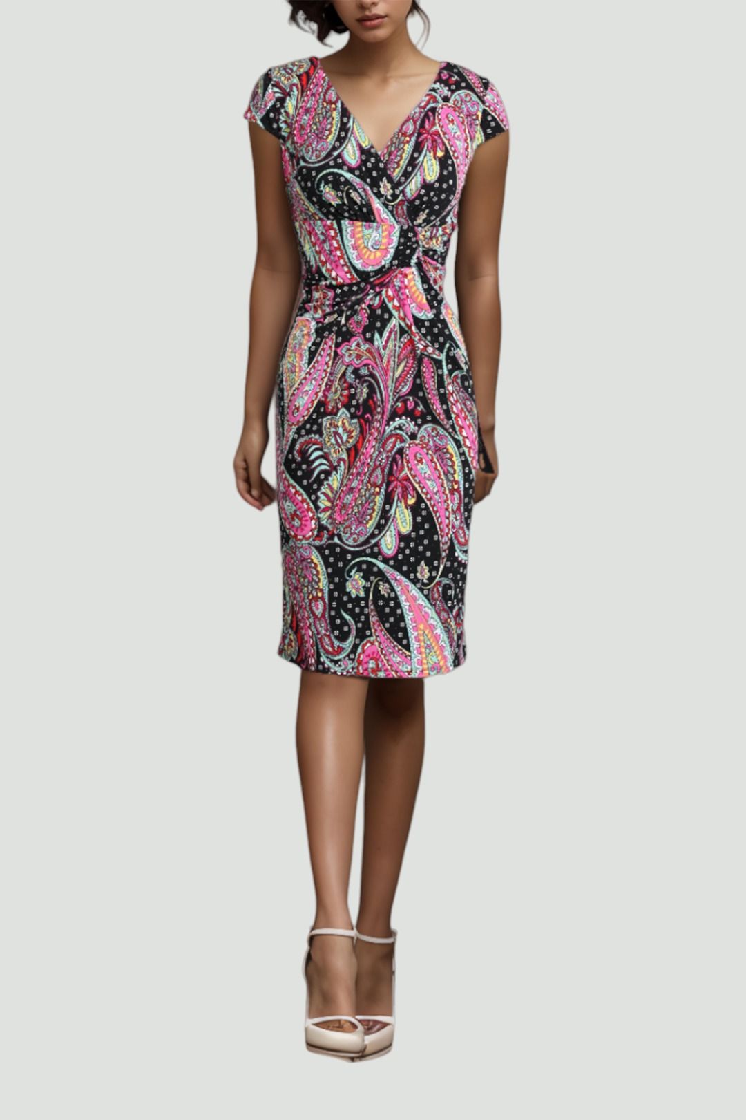 Anthea Crawford - Malibu Paisley Print Dress