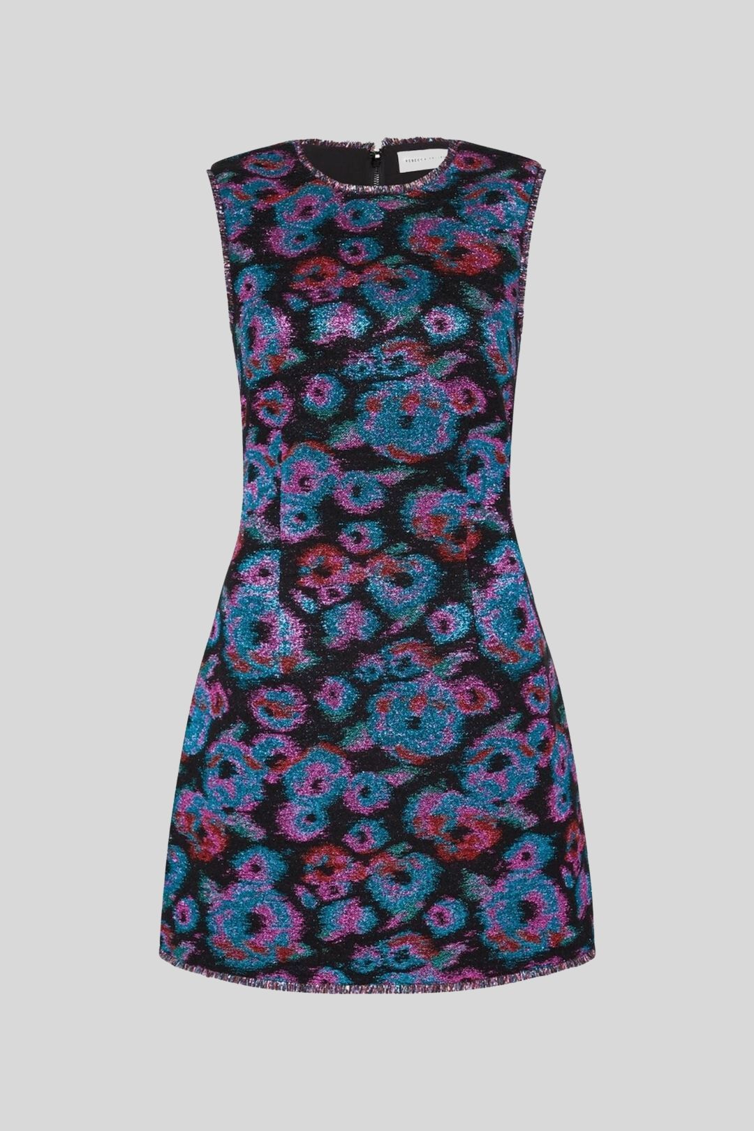 Rebecca Vallance Multi Abstract Print Leila Mini Dress