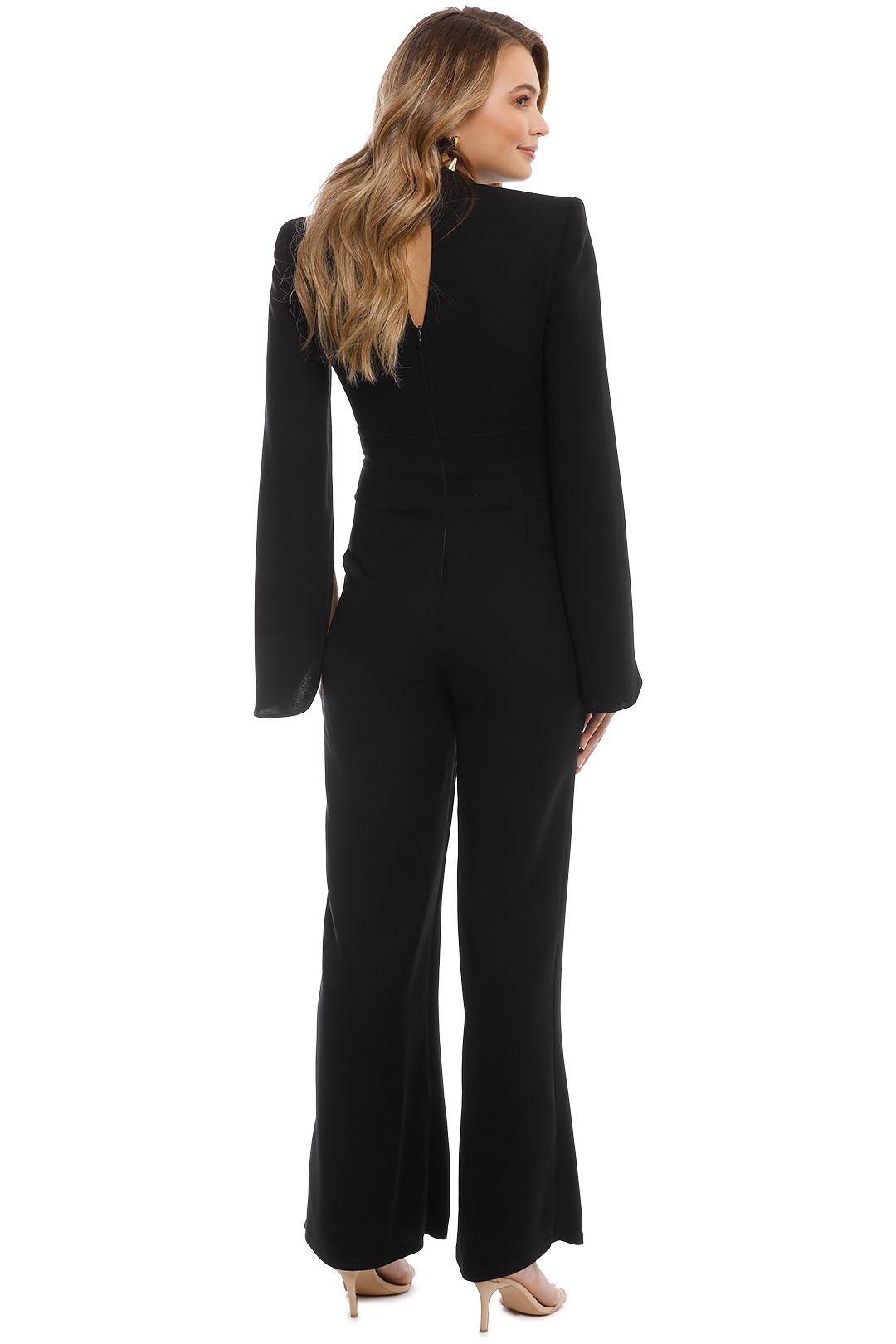 Black Crepe Jumpsuit by Carla Zampatti 