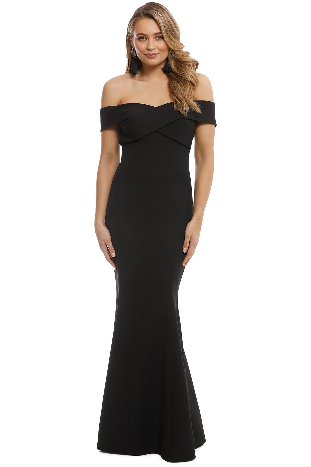 Jacinta Gown in Black by George for Rent | GlamCorner