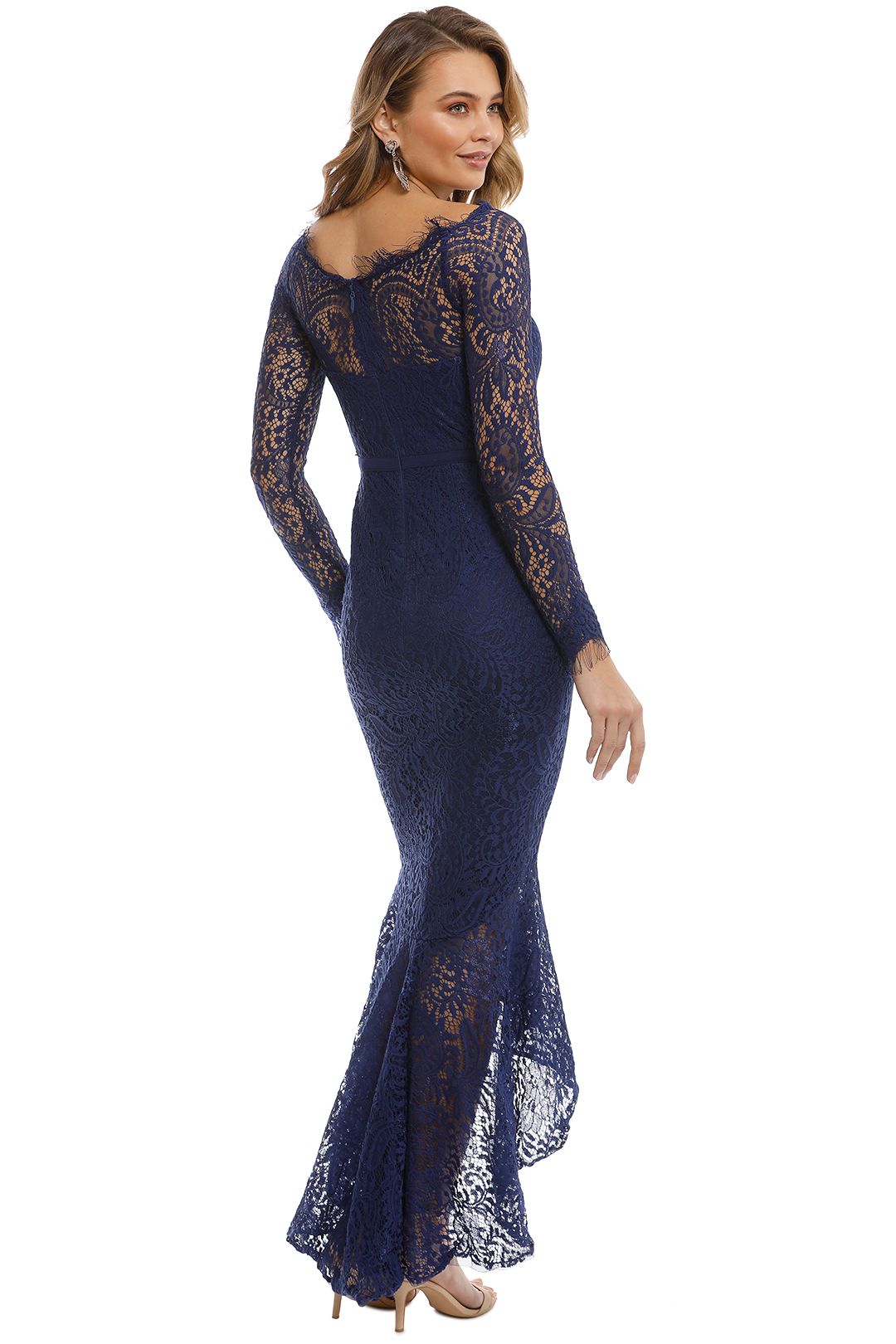L'Amour - Ana Gown - Royal Blue - Back