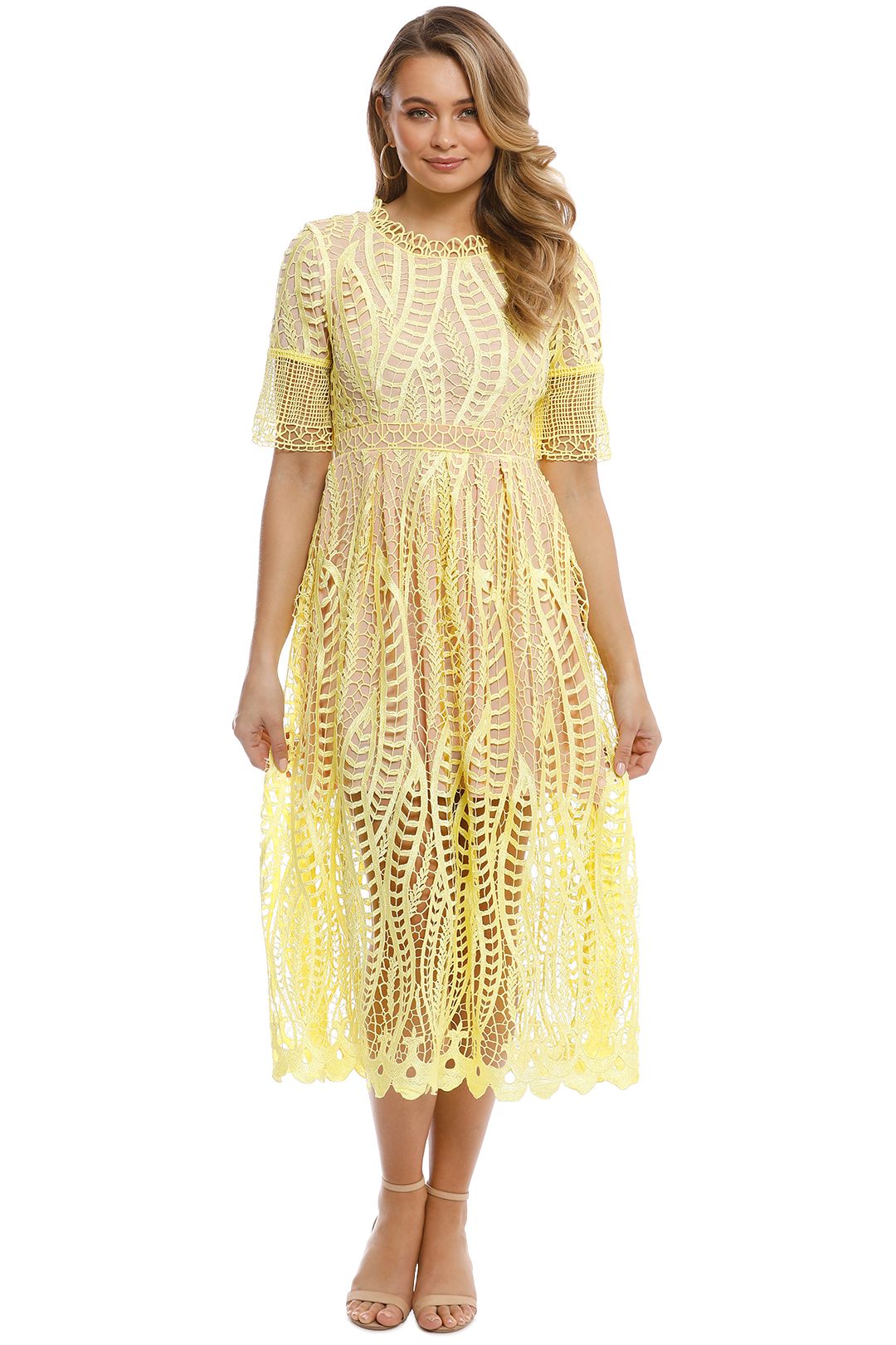 mossman yellow dress