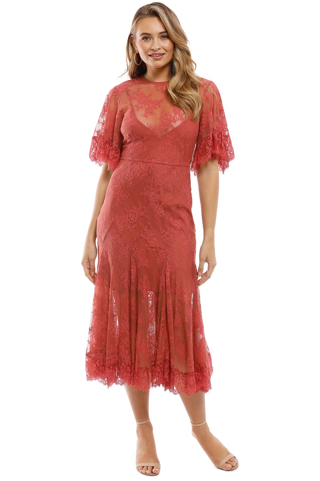 talulah blind love midi dress