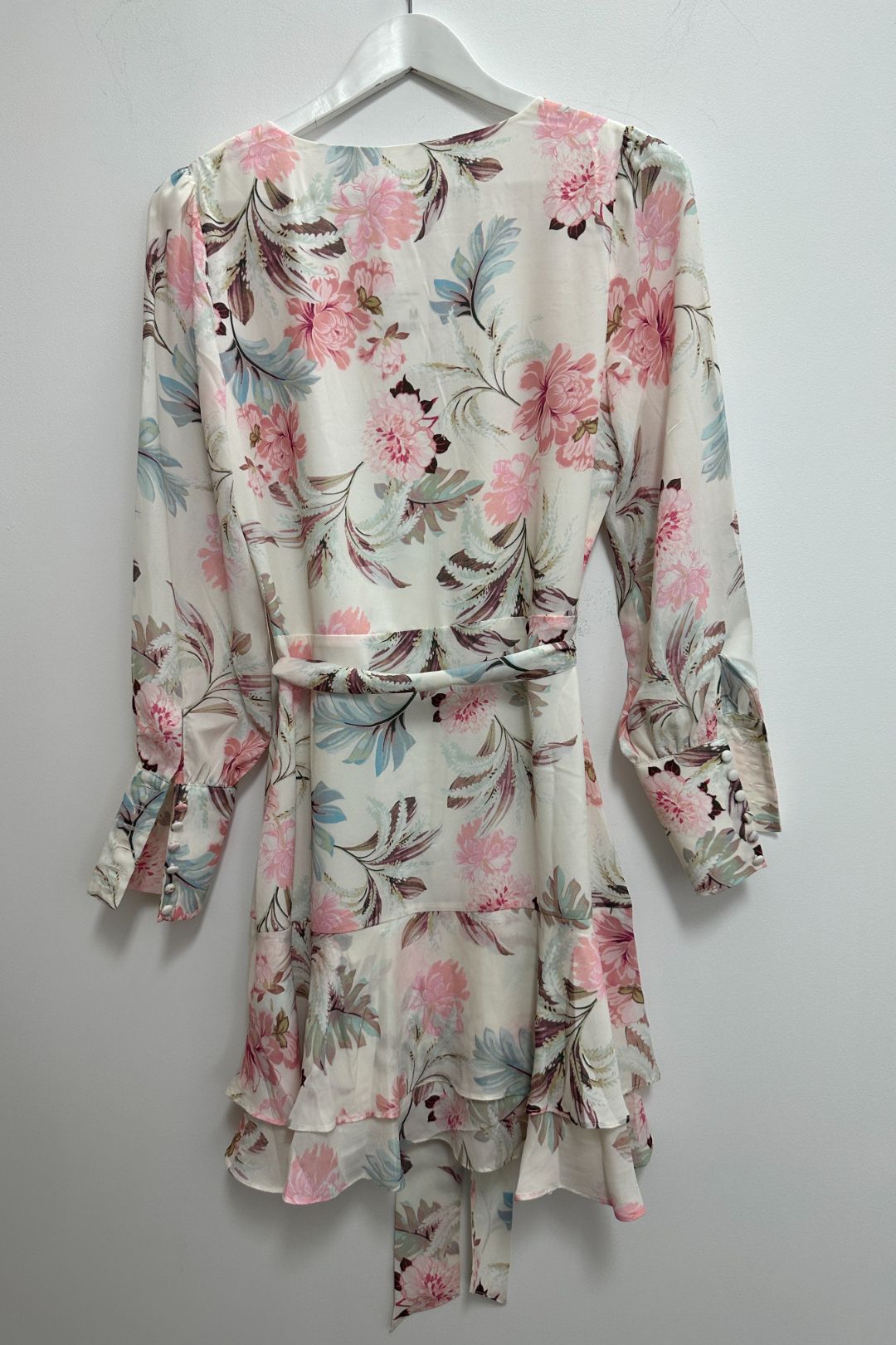 Belle And Bloom - A Night With You Mini Wrap Dress