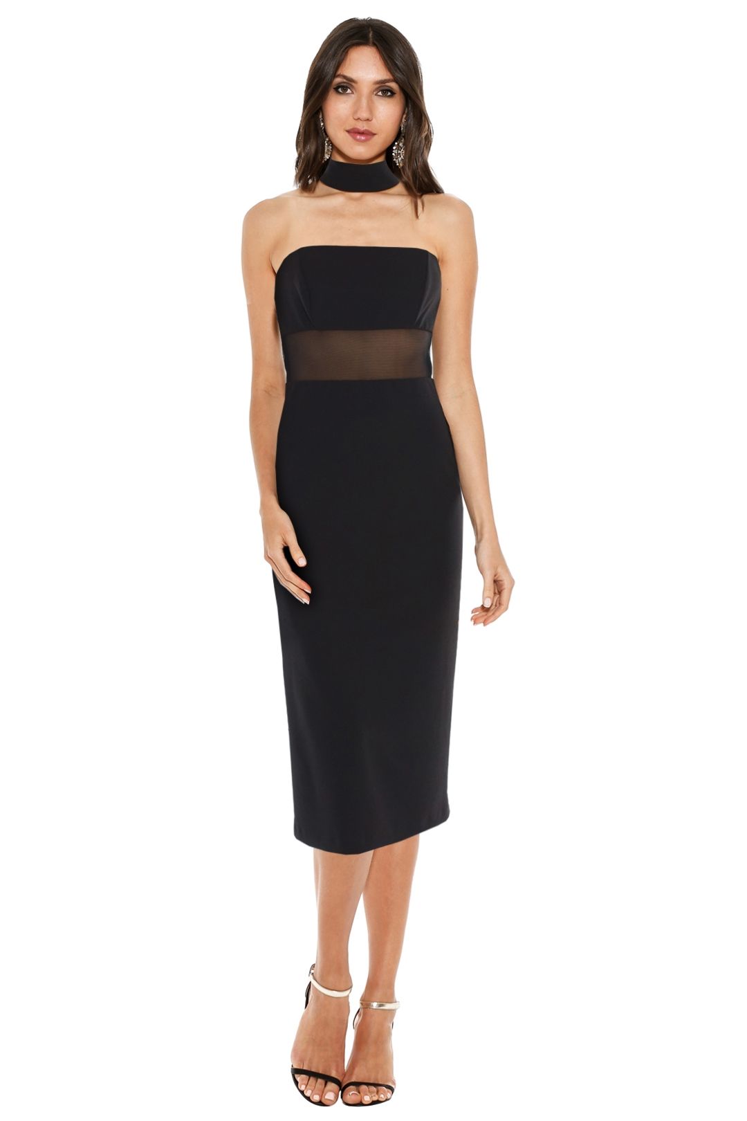 ABS by Allen Schwartz - Olivia Cocktail Dress - Black - Front