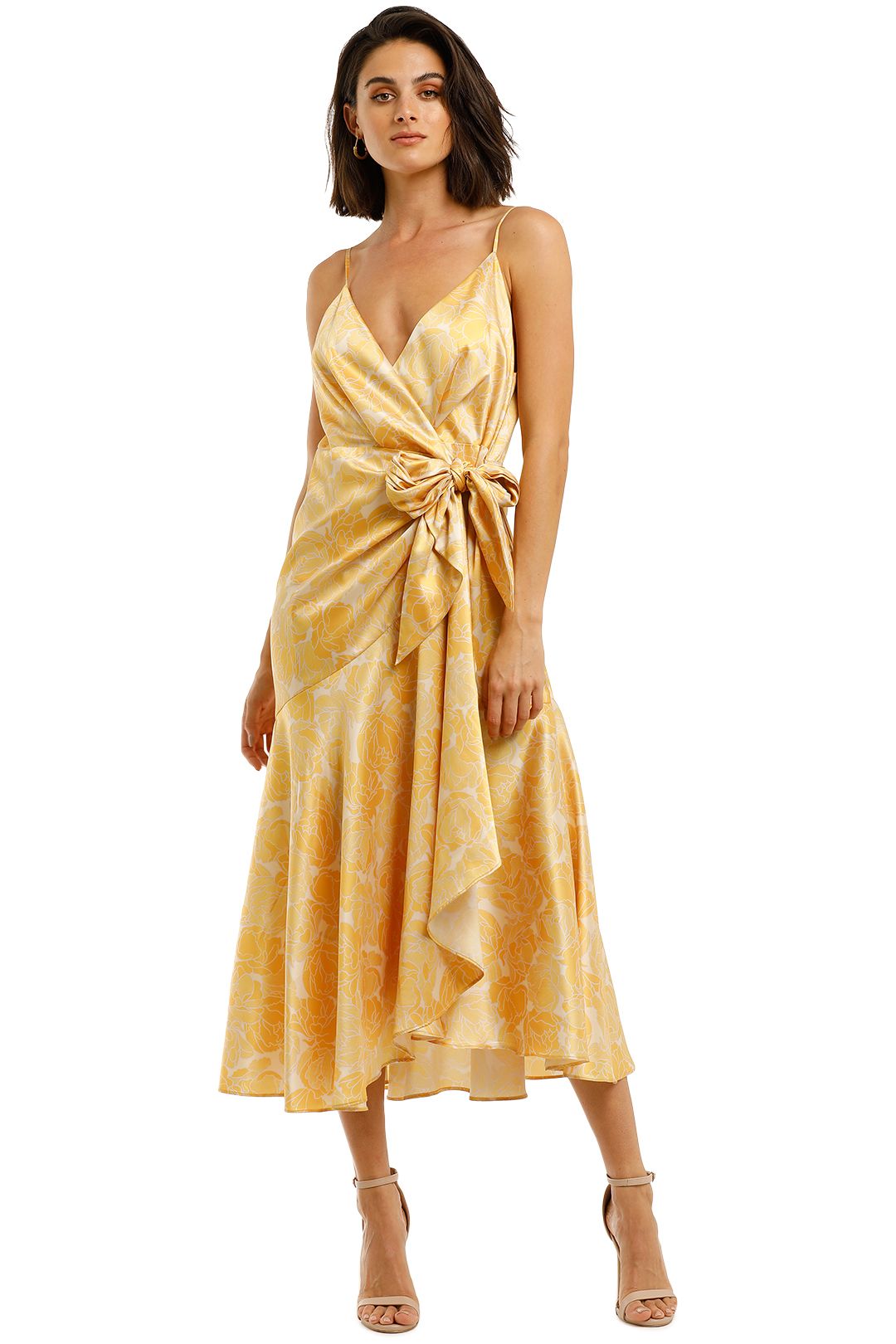 Acler-Dana-Wrap-Dress-Lemon-Front