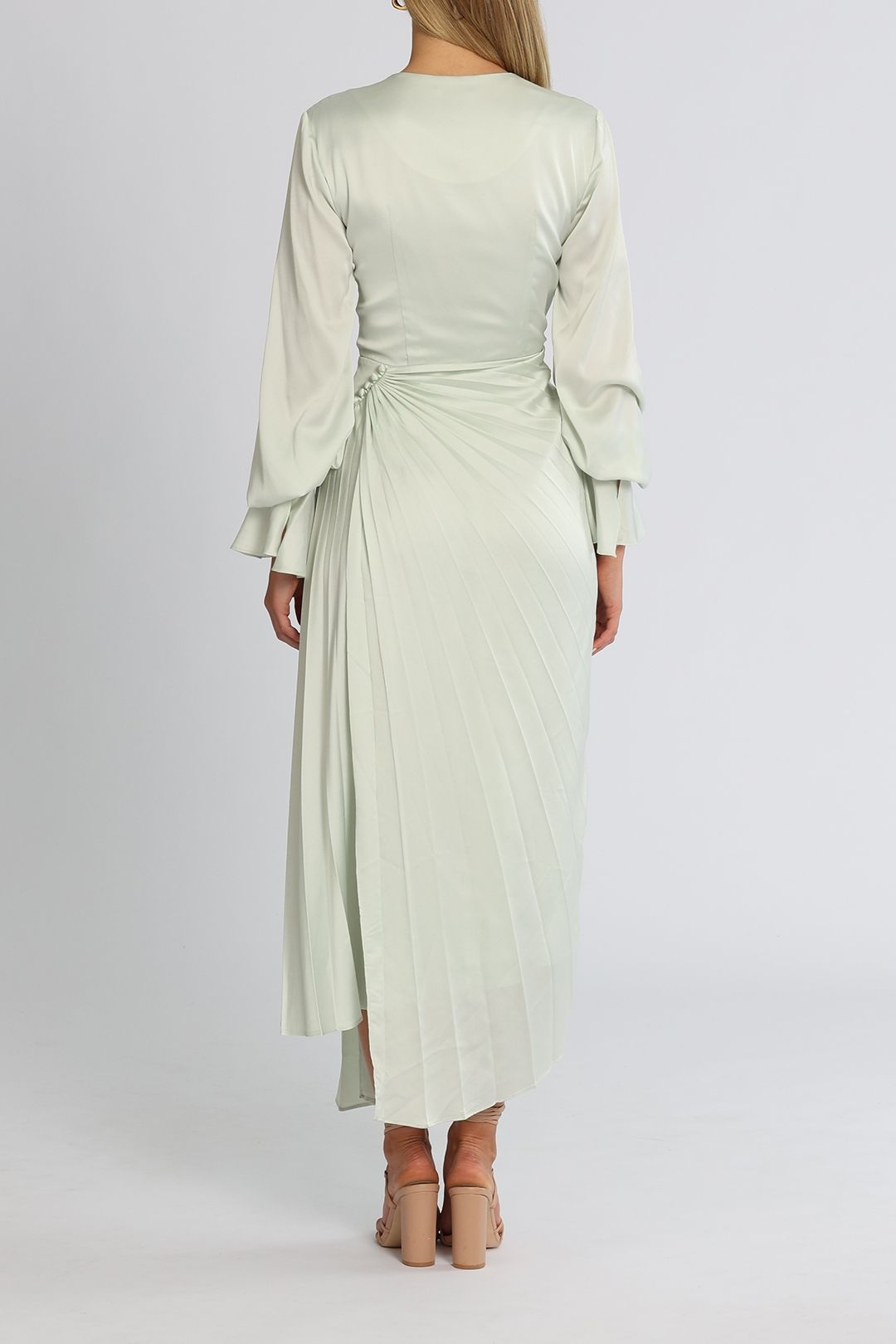 Acler Cresta Dress Apple Wrap