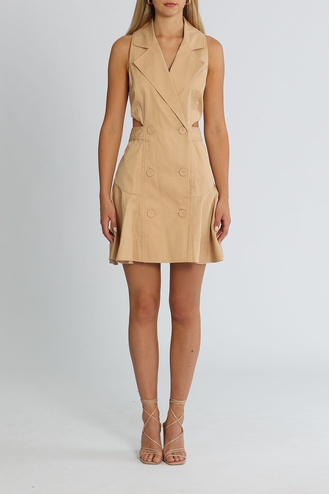 Hire Durham Dress in Almond Acler GlamCorner