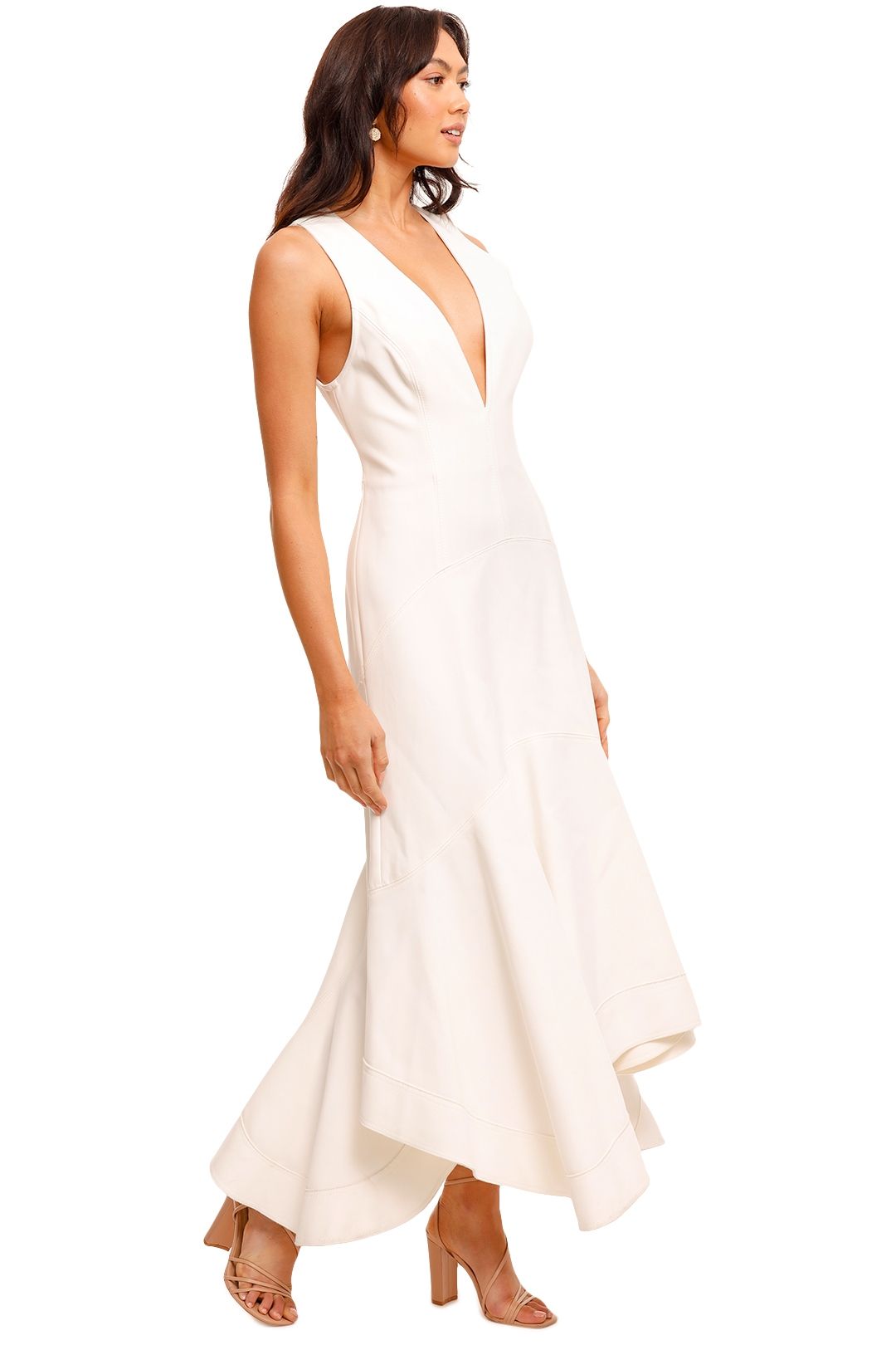 Acler Normandie Dress White