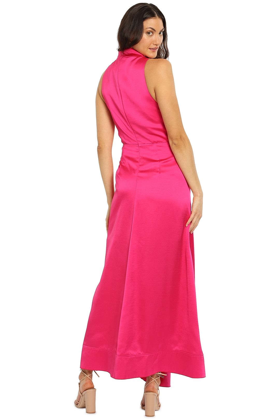Acler Palmera Dress Pink Midi