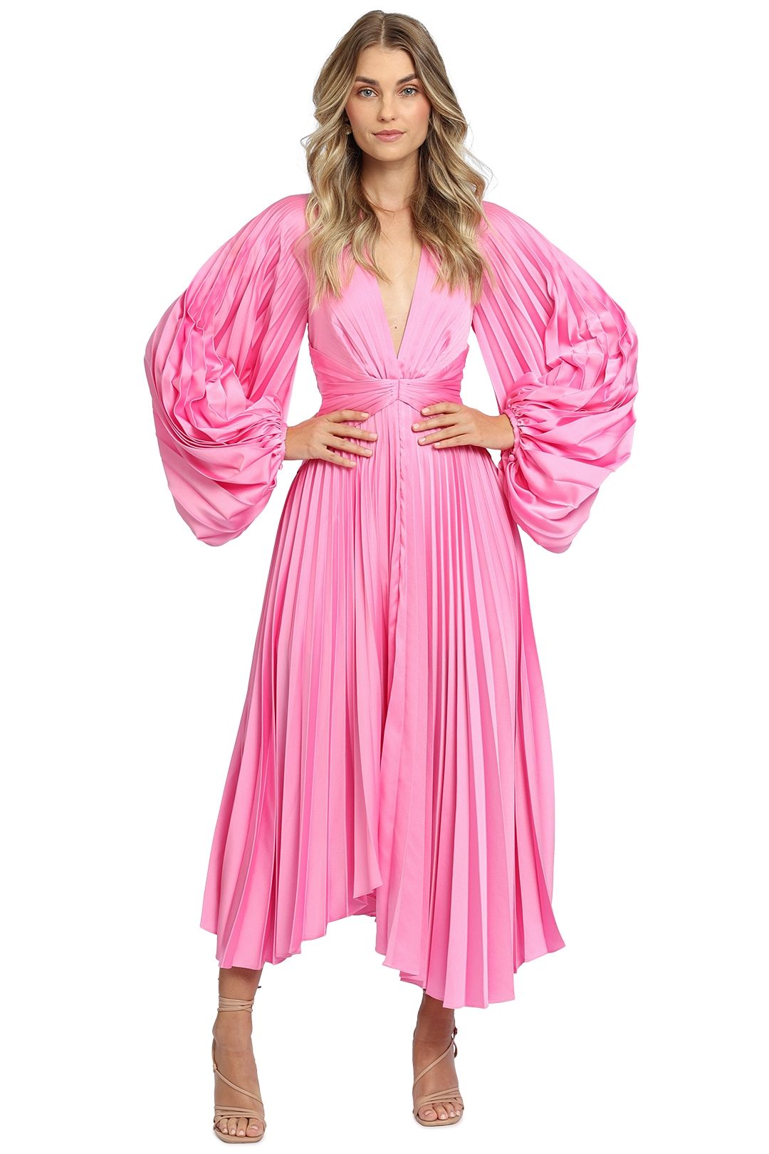 Acler Palms Dress Pink