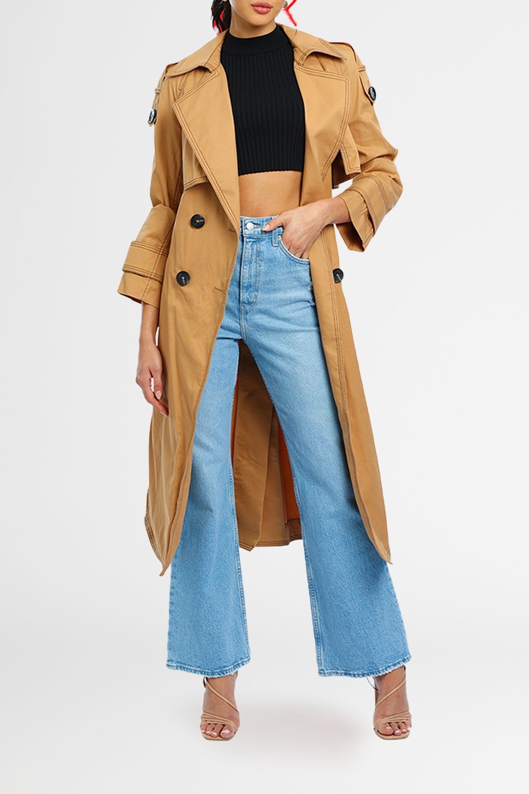 Acler Saratoga Trench Biscuit