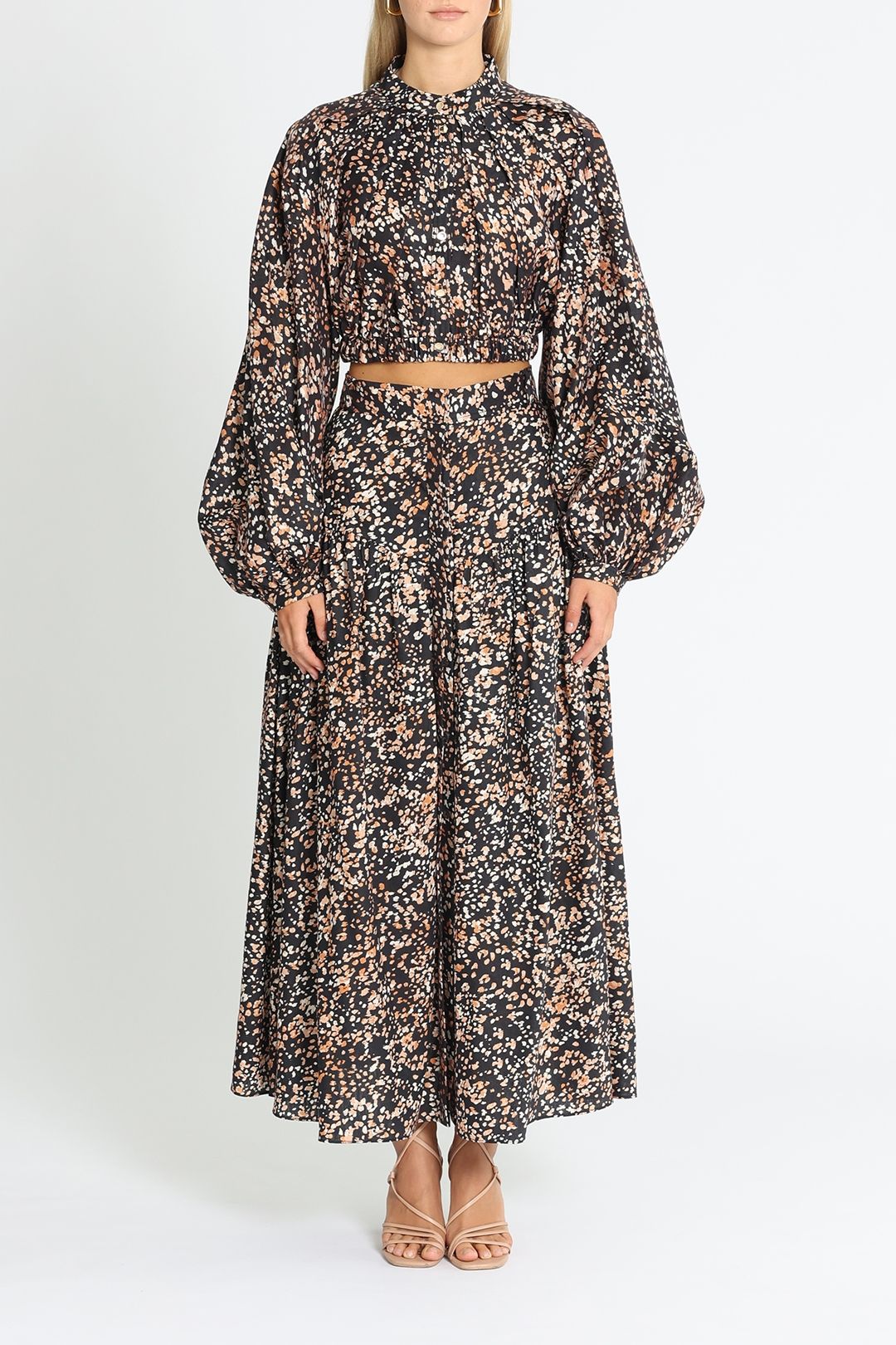 Acler Winrose Top and Skirt Set Midi
