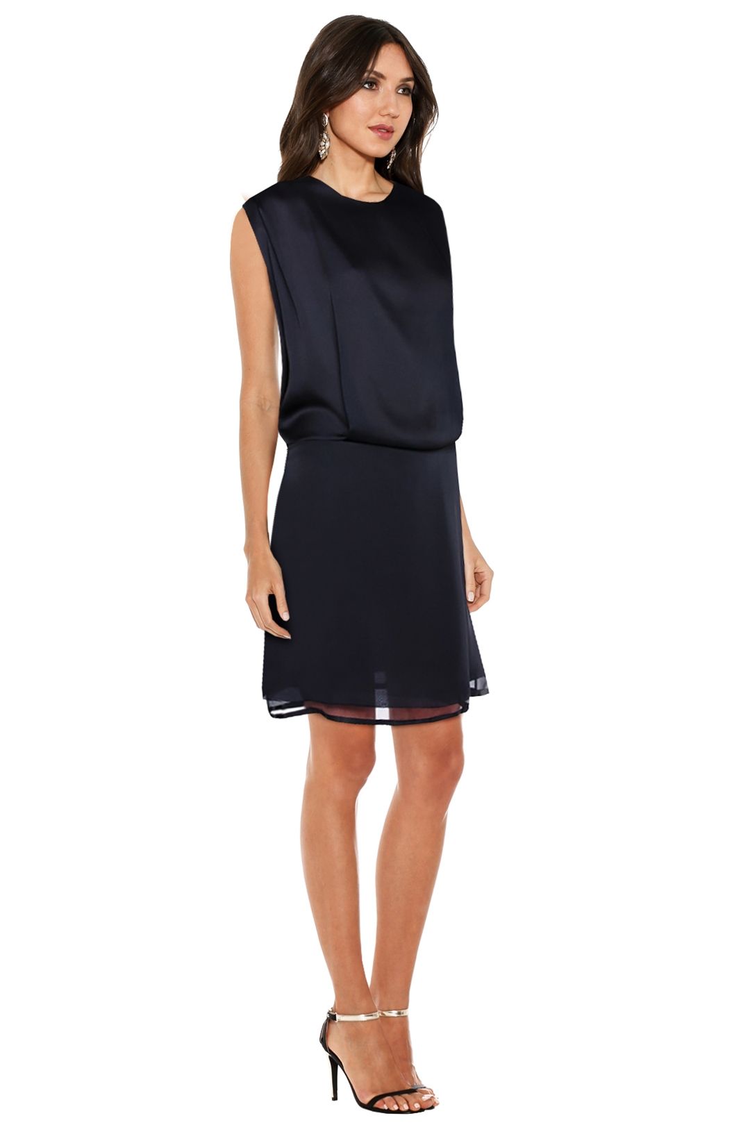 Acne - Marlow Blouson Dress - Black - Side