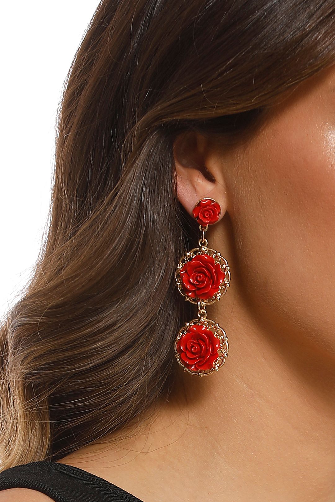Rose Queen Earrings Adorne GlamCorner