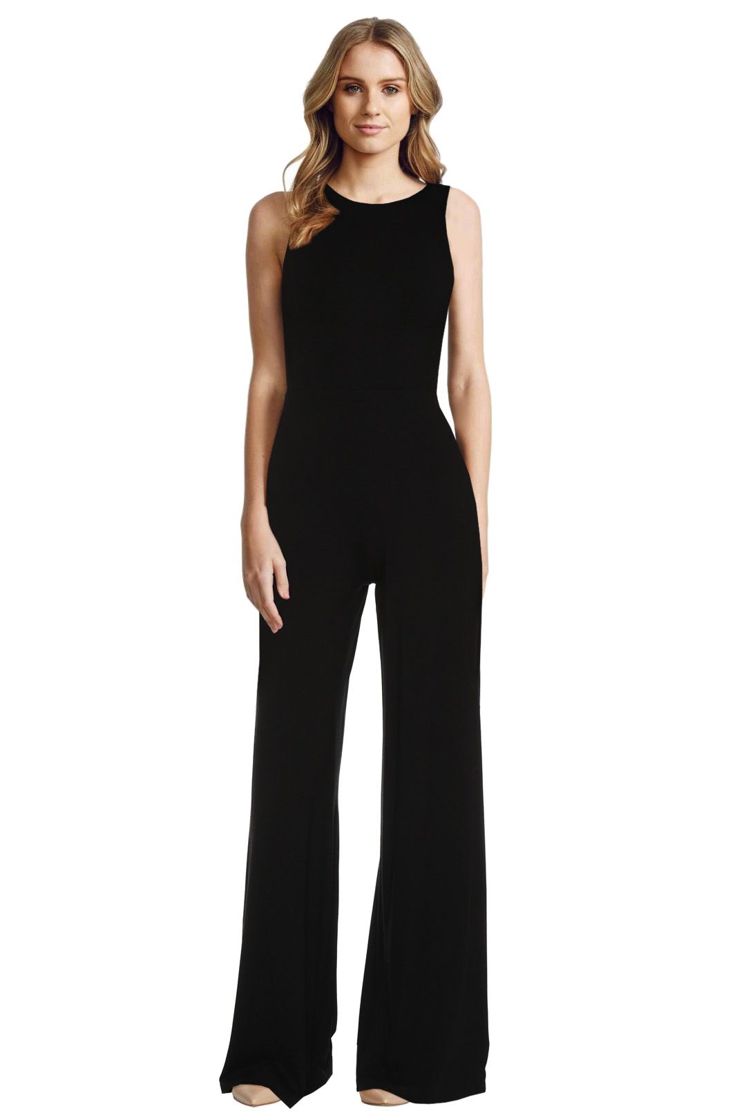 Alice and Olivia - Judee Racer Back Jumpsuit - Front