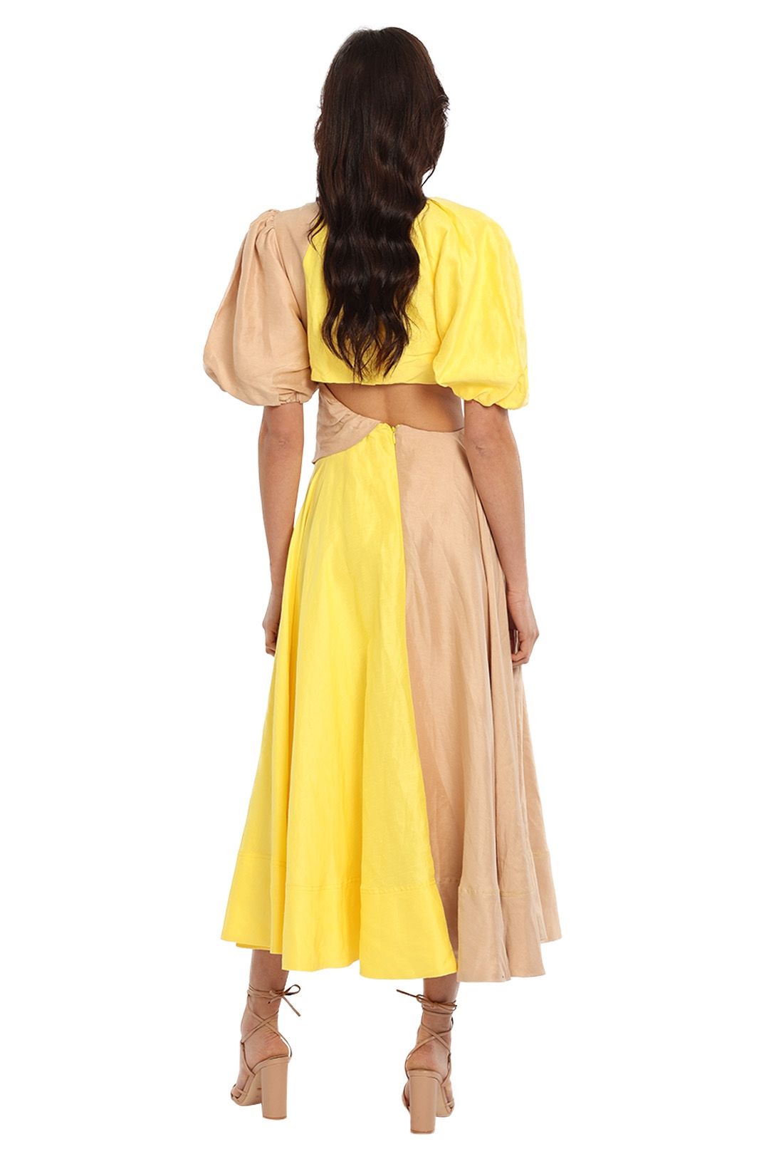 AJE Caliente Midi Dress Cutout