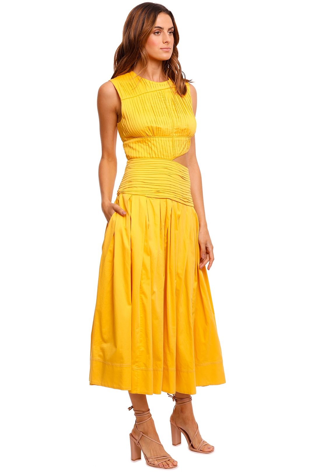 Aje cascade cut out dress Clearance