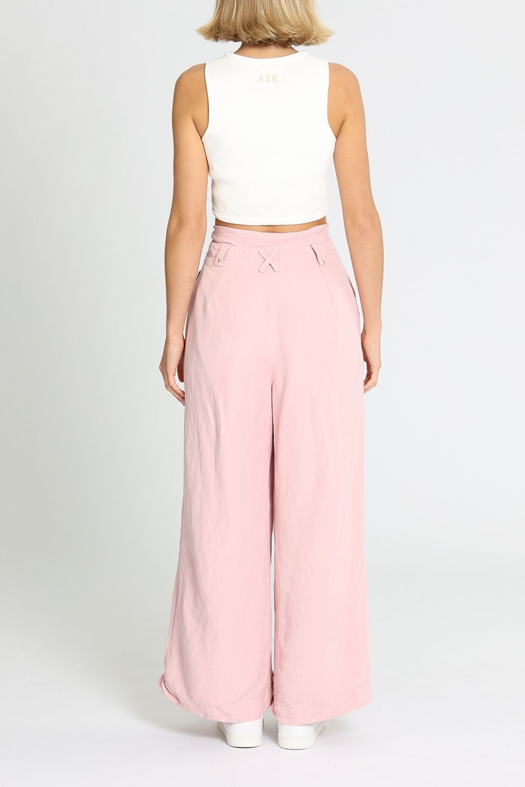 Aje Eglantine Wide Leg Pant Pockets