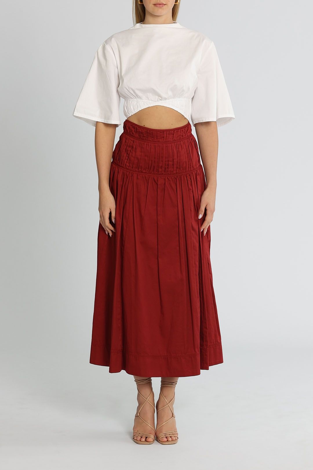 AJE Enamour Midi Skirt