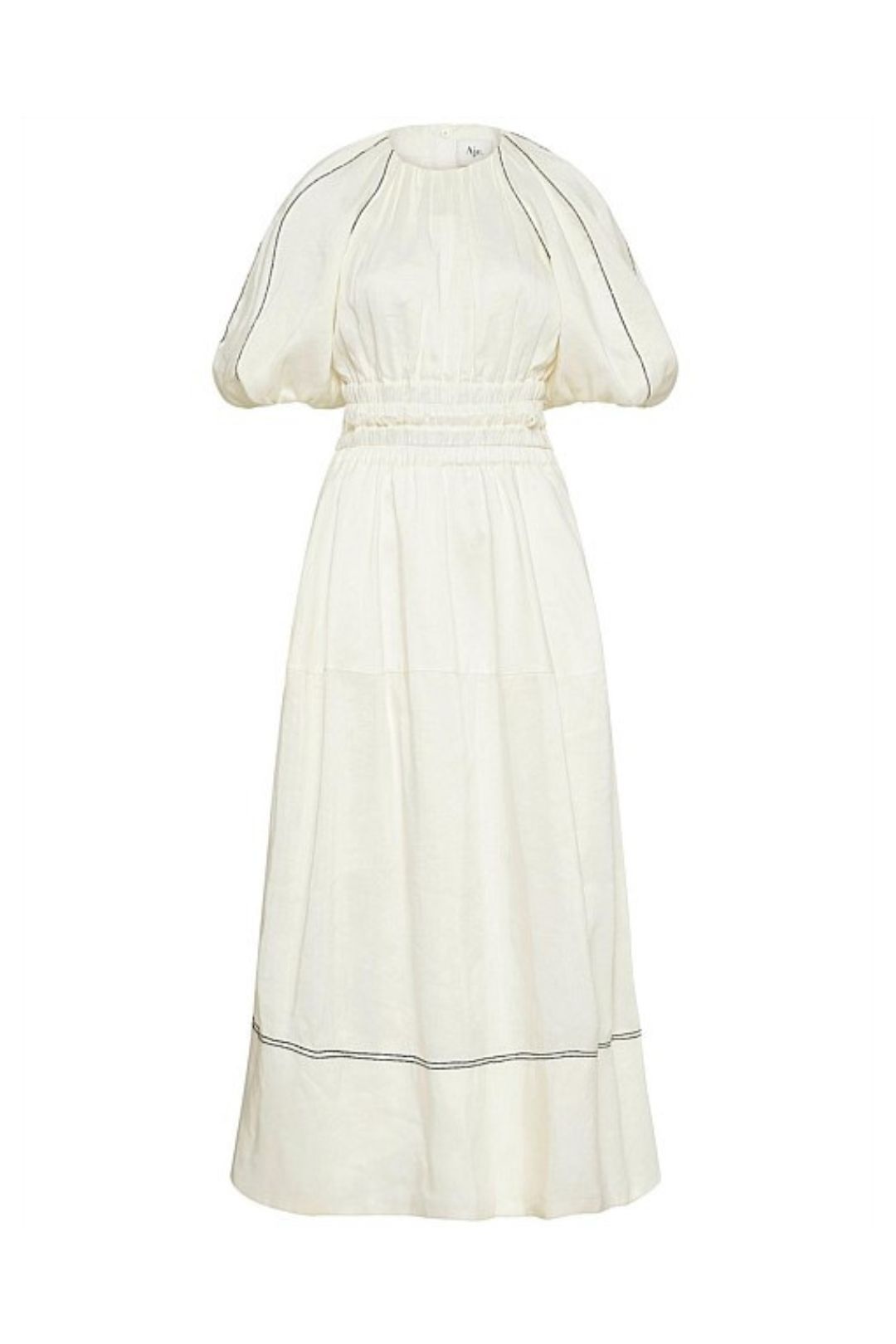 AJE Euphoria Cutout Dress white