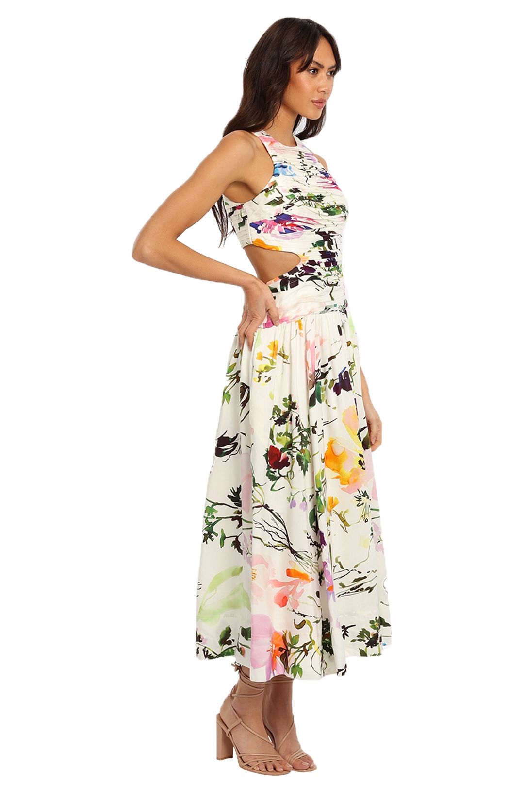 AJE Introspect Midi Dress Floral print