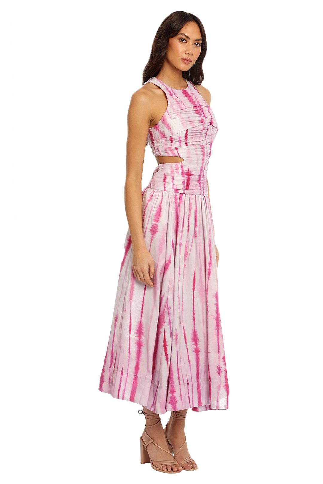 AJE Introspect Ripple Midi Dress