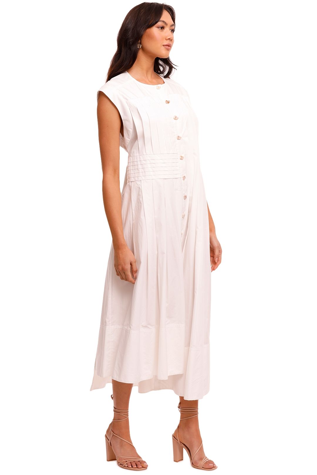 AJE Midsummer Dress white