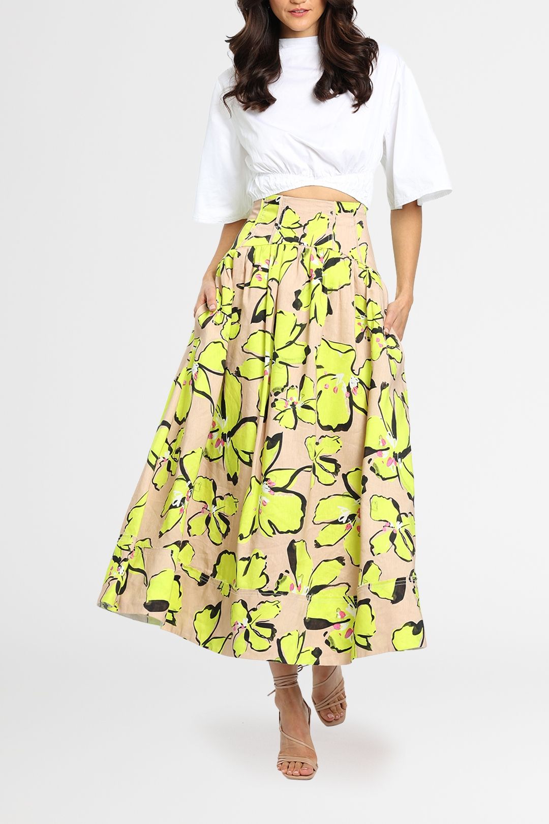 AJE Pelicano Midi Skirt