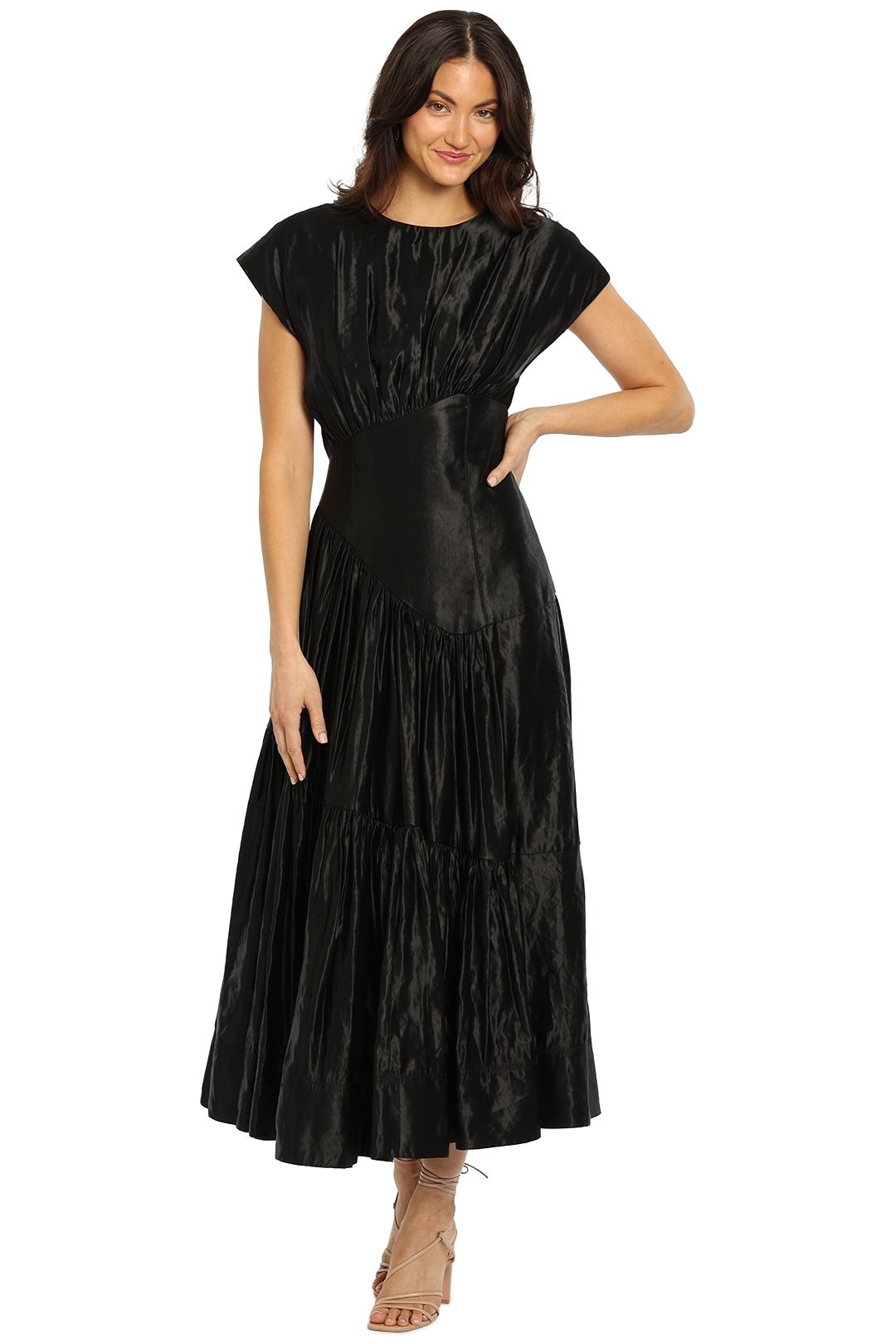 AJE - Reflection Midi Dress Black