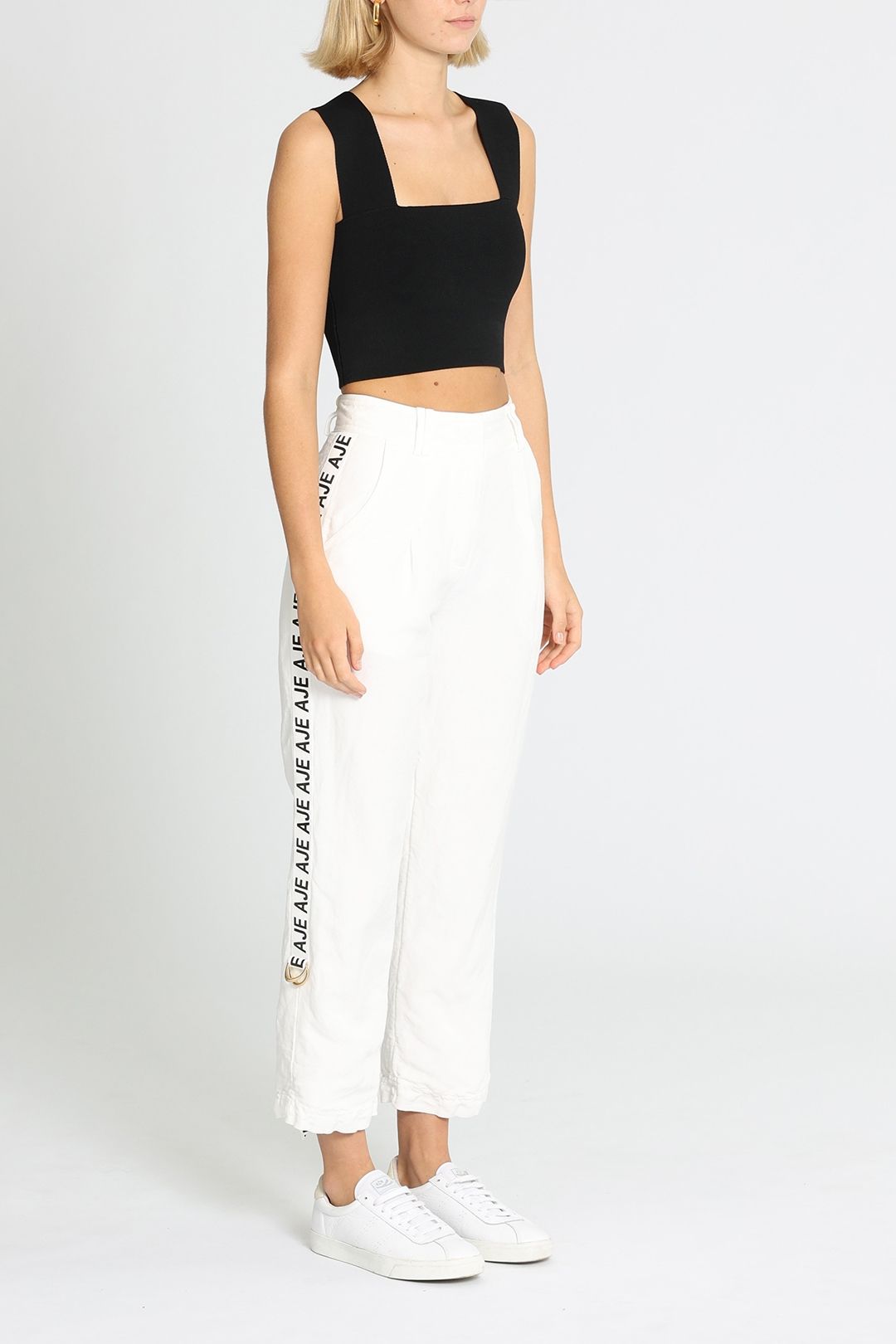 Aje Signal Logo Pant Straight Leg