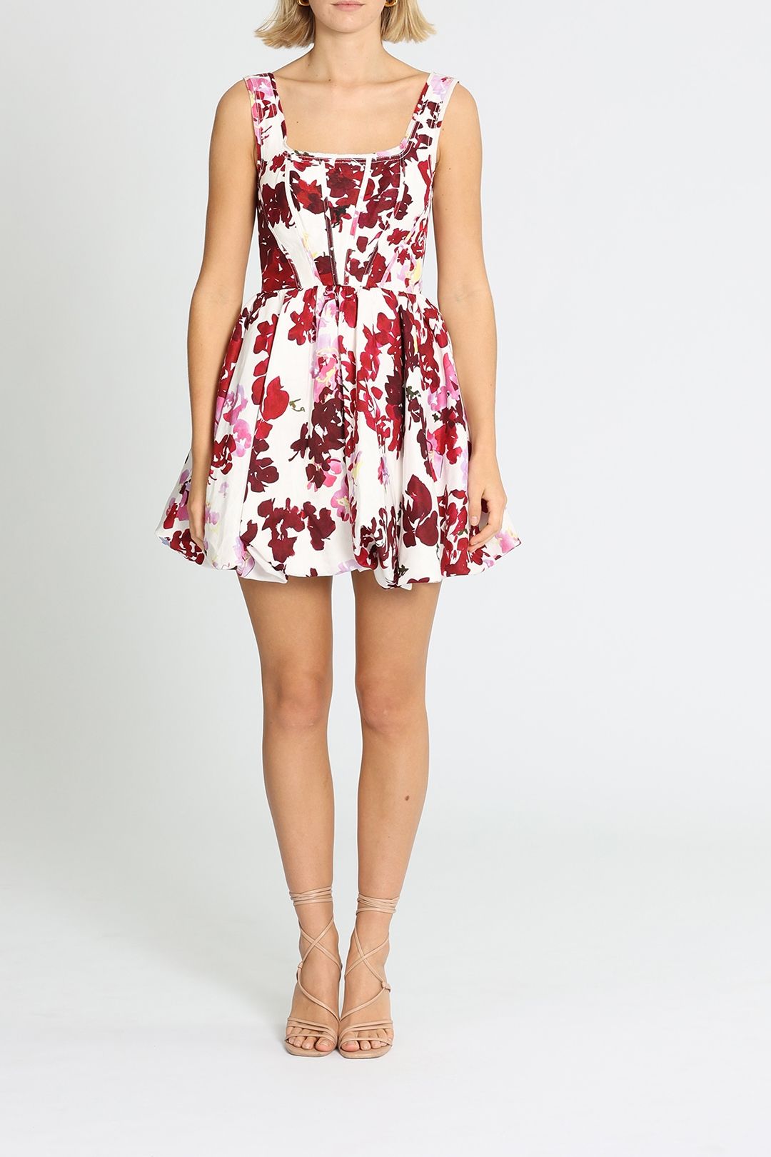 Aje Suzette Mini Dress Print