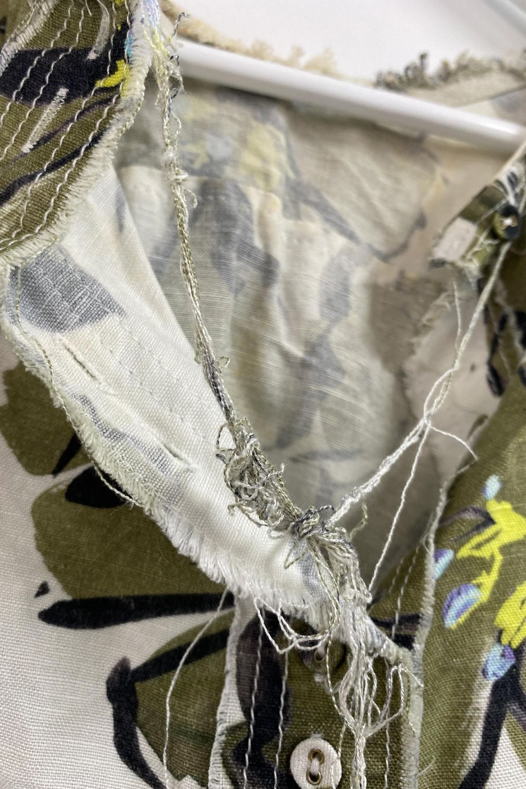 Aje - Oasis Olive Leaf Shell Top
