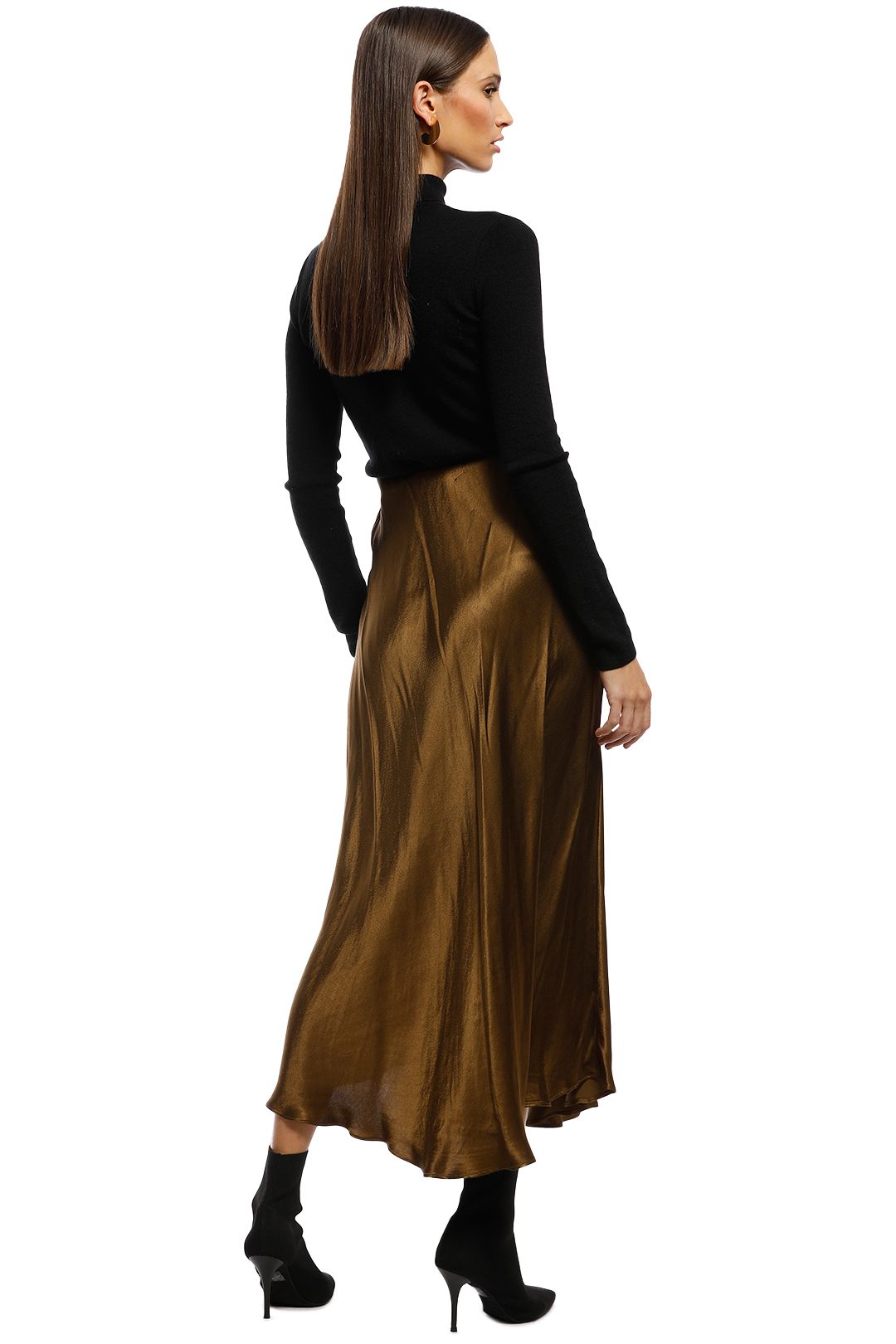 AKIN by Ginger & Smart - Grove Skirt - Brown - Back