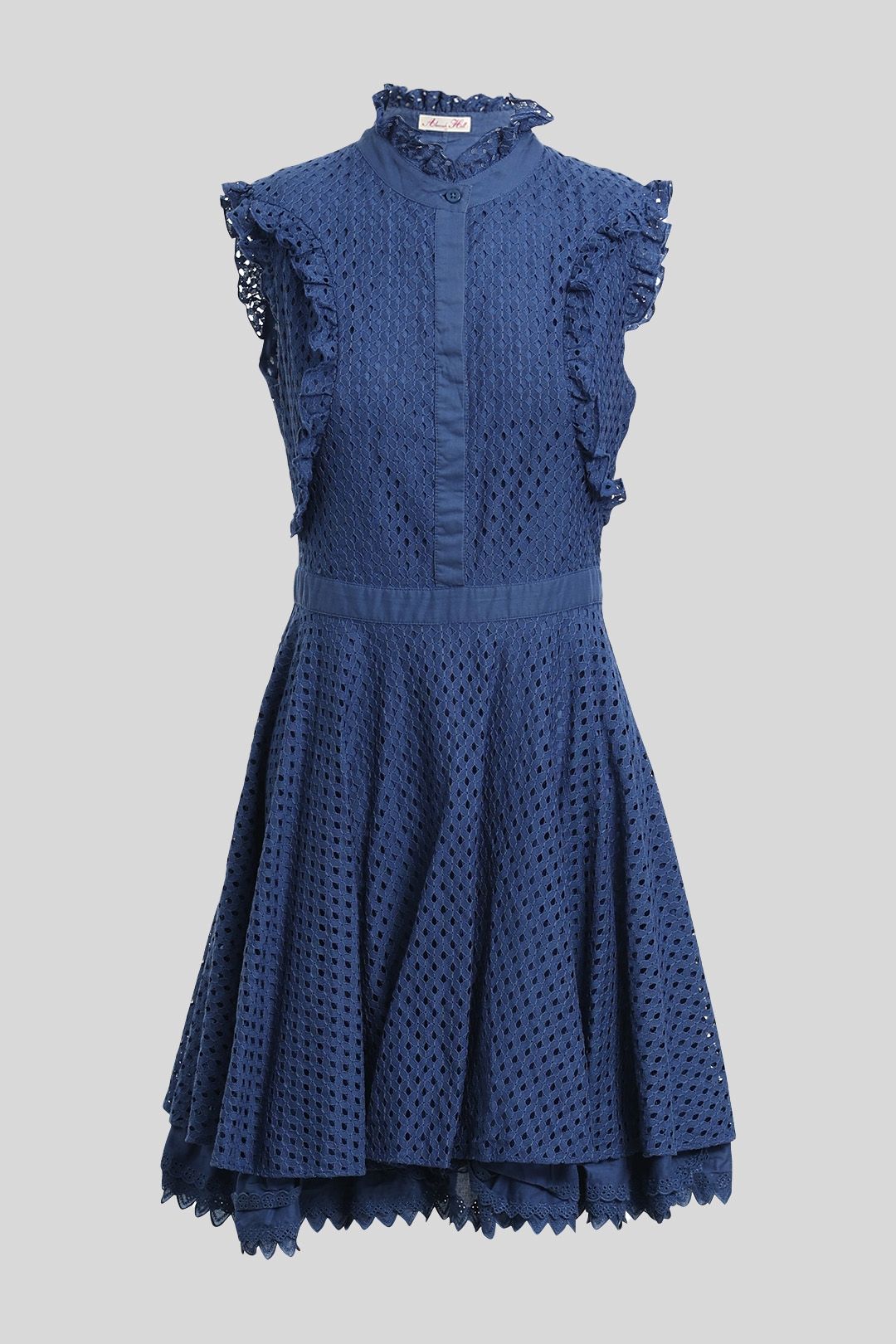Alannah Hill - Blue Lace Diamond Pattern Dress