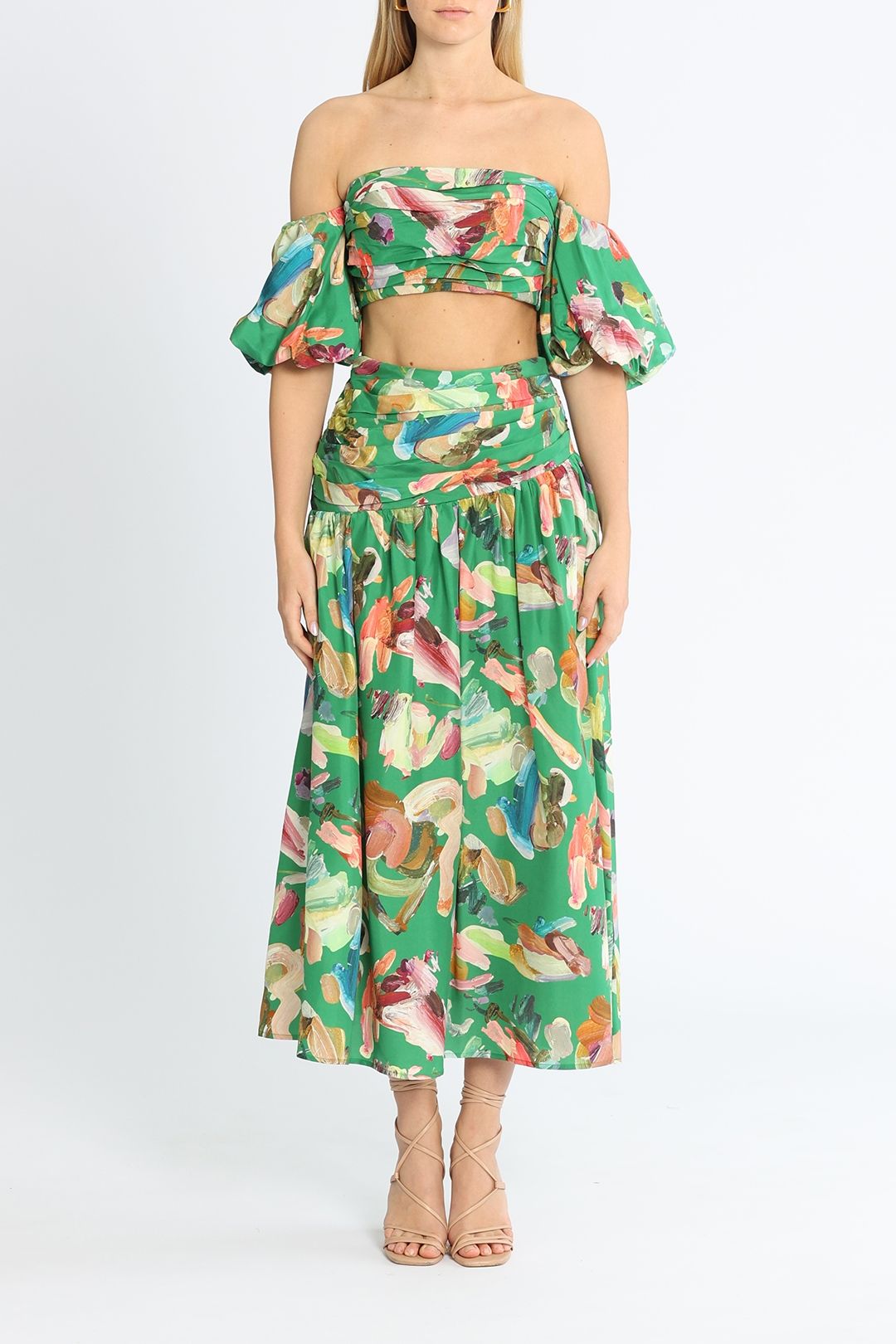 Hire Arlo Top and Midi Skirt Set | Alemais | GlamCorner