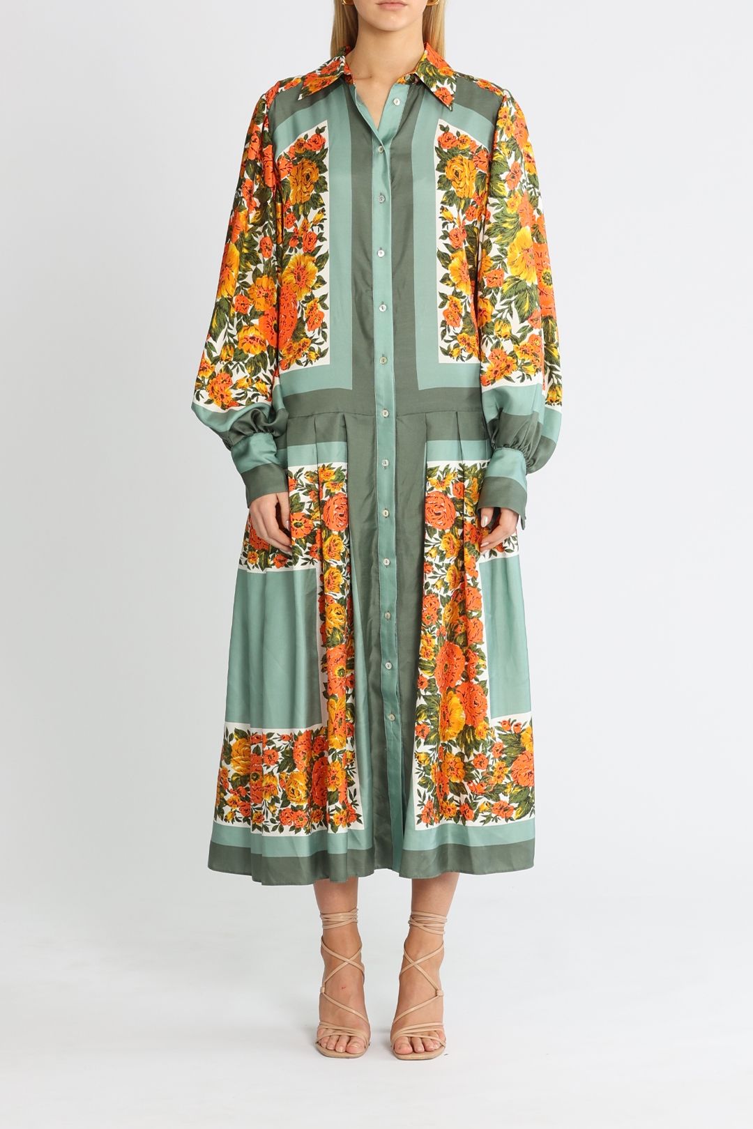 Image of Alemais - Gillian Scarf Midi Dress