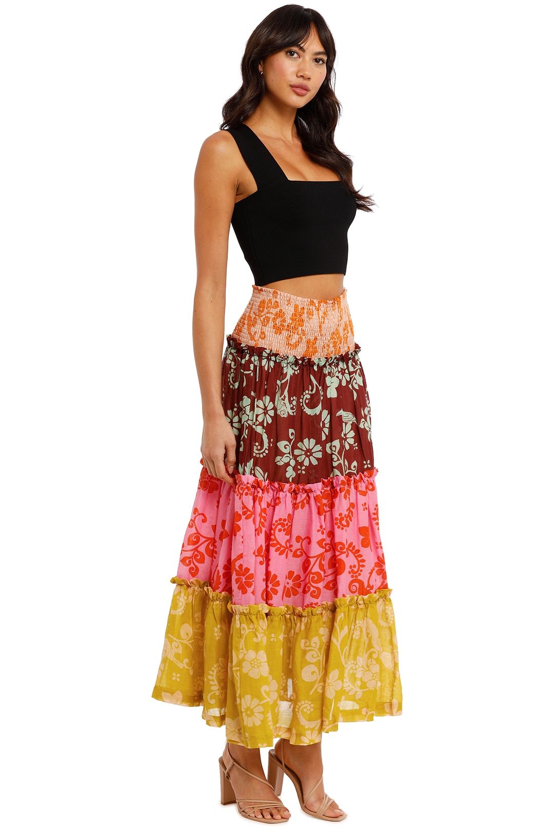 Alemais Luis Tiered Skirt tiered