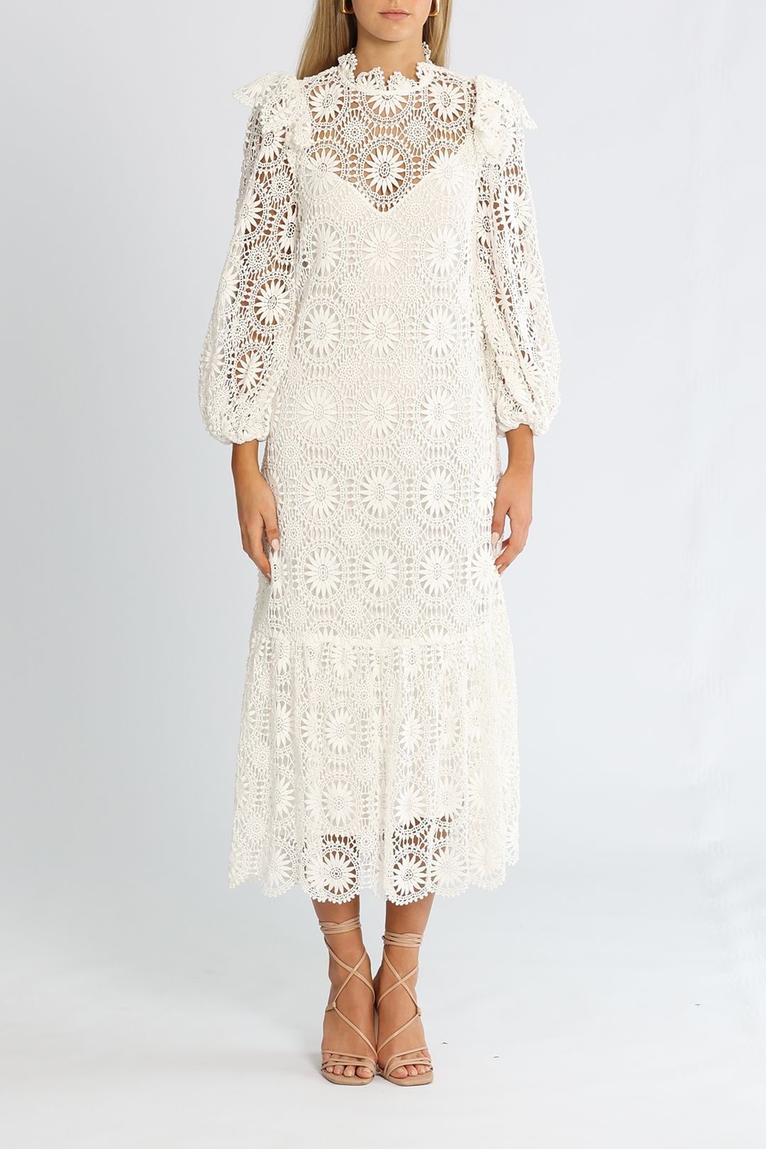 Alemais Osiris Dress Ivory
