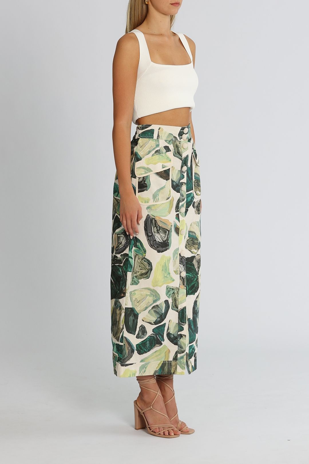 Alemais Siena Utility Skirt Midi