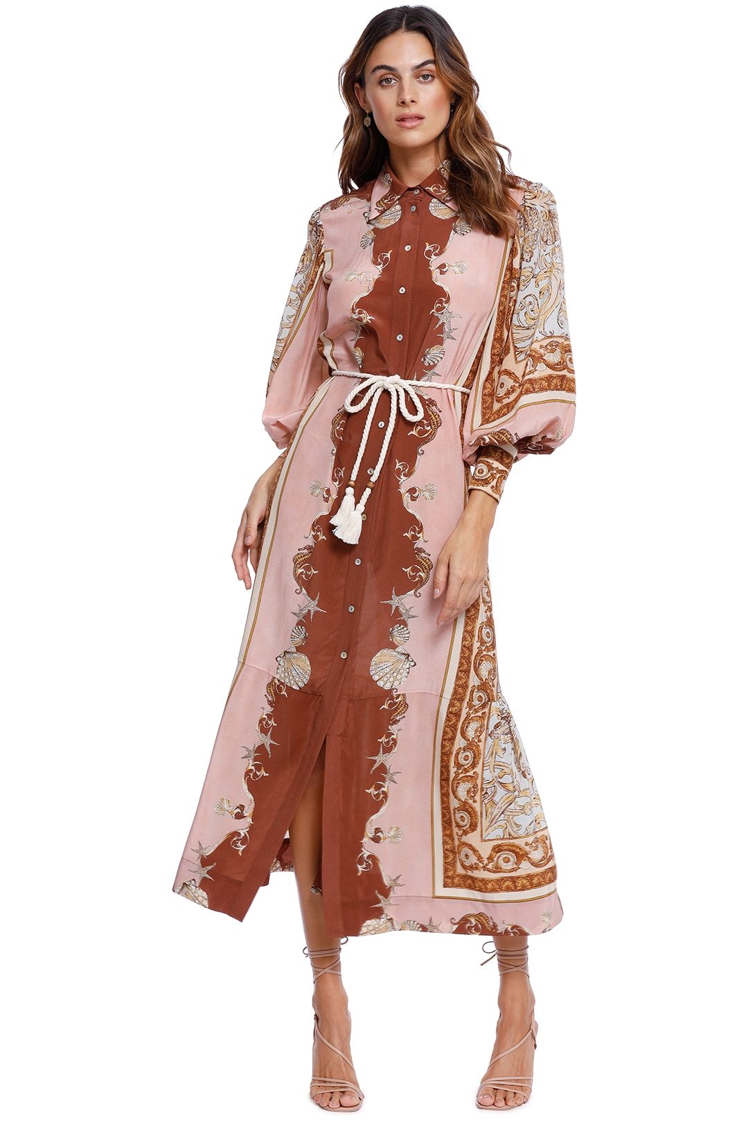 alemais ursula shirt dress