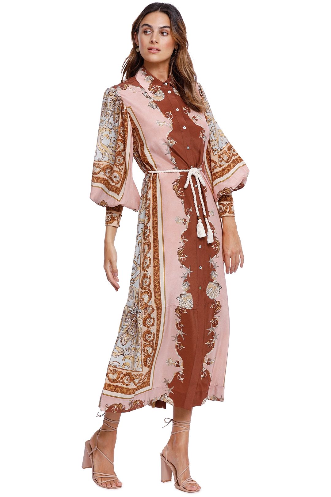 alemais ursula shirt dress