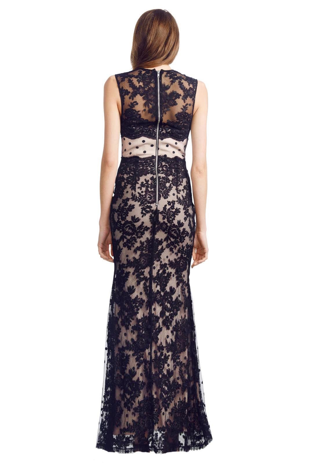 Alex Perry - Ancelina Gown - Black - Back