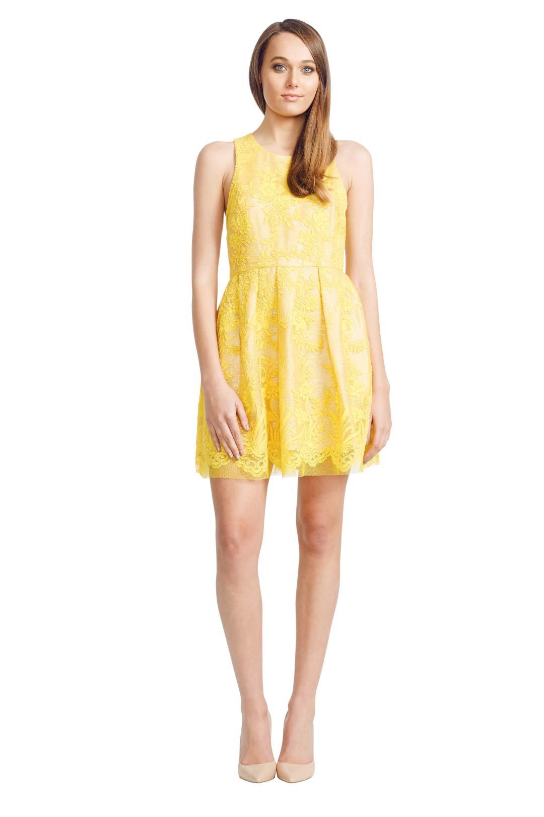 Alex Perry - Billie Dress - Yellow - Front