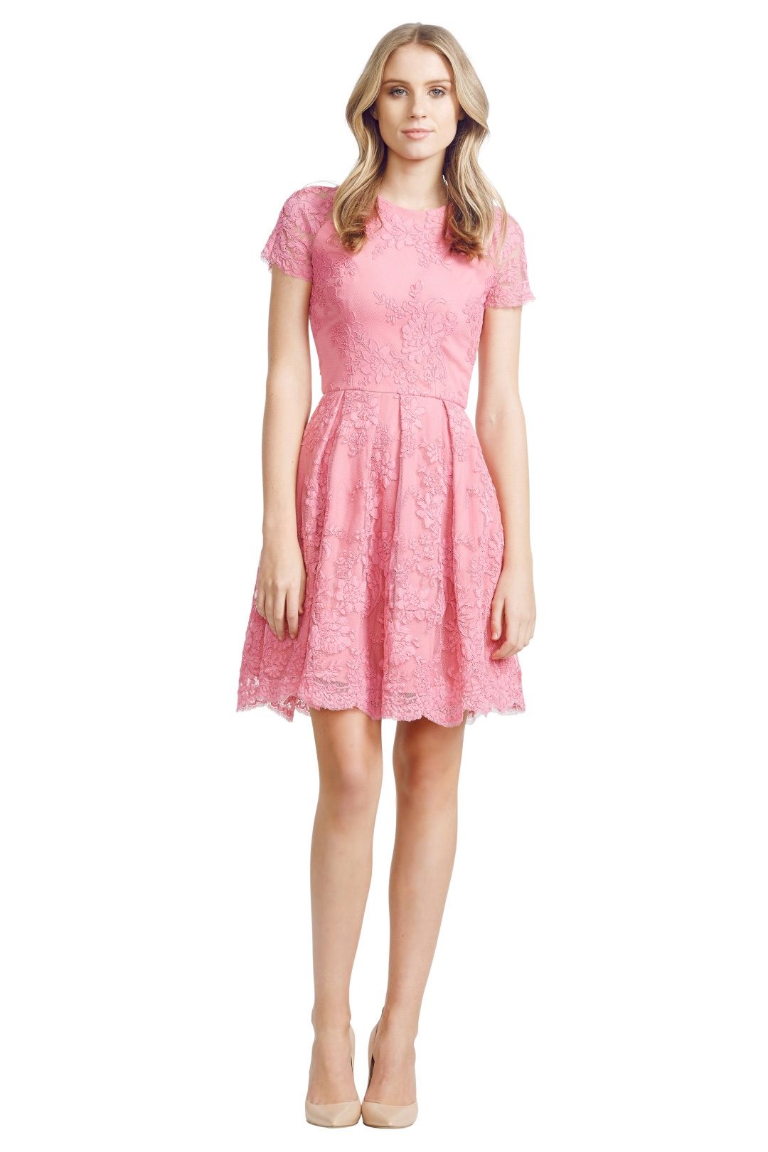 Alex Perry - Calais Dress - Pink - Front