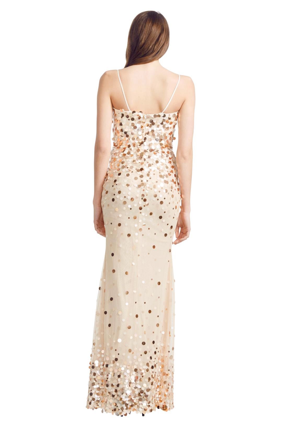 Alex Perry - Flurina Gown - Gold - Back