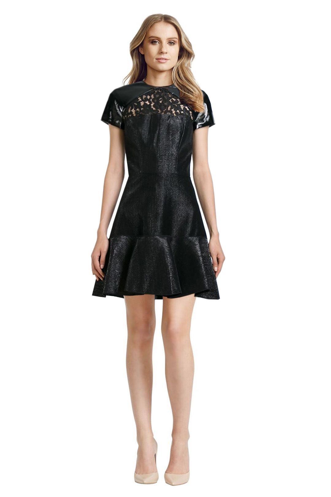 Alex Perry - Pascale Dress - Black - Front