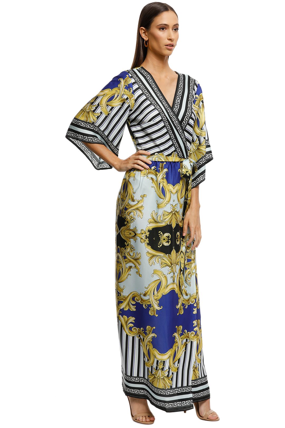 Alexia-Admor-Printed-Kimono-Wrap-Dress-Multi-Side