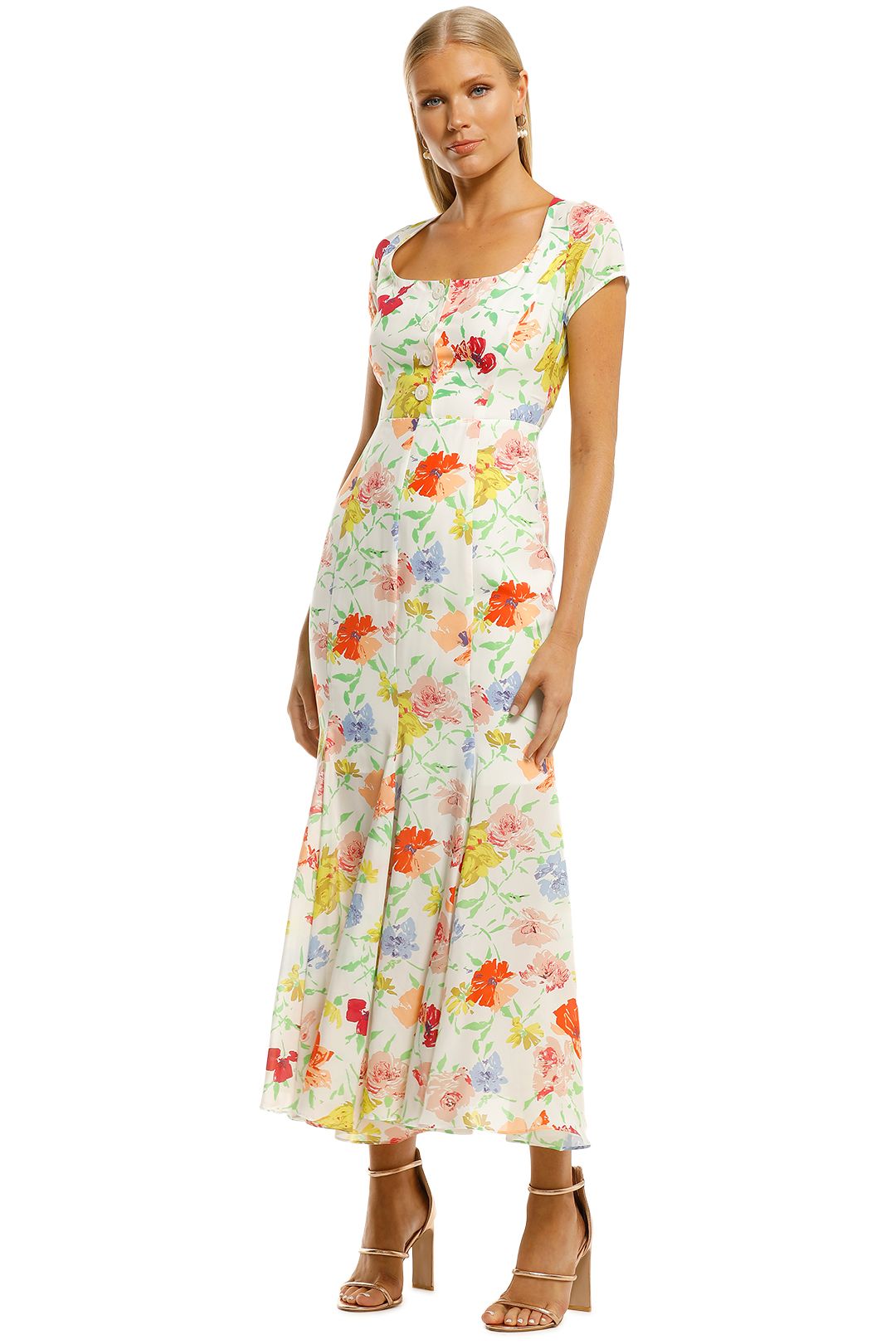 alice mccall yellow floral dress